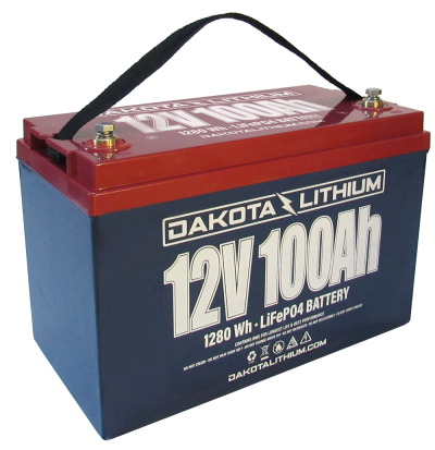 Dakota Lithium 12V 100 A-Hr 1280 Wh LifePO4 Battery