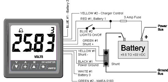 VAH-110 Digital Battery Monitor