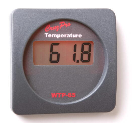 CruzPro WTP65 Digital Sea Water Temperature Gauge WTP65, WTP-65, temperature gauge WTP65, WTP-65R, WTP-65S