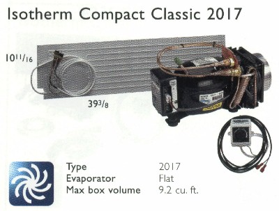 Isotherm 2017 Large Flat-Evap 9.2 Classic Air-Cooled 