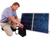 130W  Remote Solar Power Kit Solar Power Kit, 130W Solar Power Kit, Rolling Portable Power Pack, folding portable  solar panel