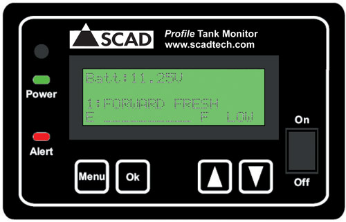 SCAD Profile 1 to 8 Tank Monitor Panel*Discontinued* SCAD Profile Tank Monitor, SCAD Profile 1 to 8 Tanks