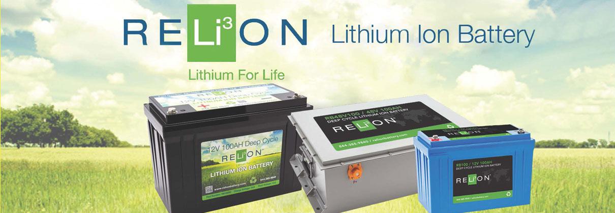 Batterie Lithium 12 V - 100 Ah - RELiON