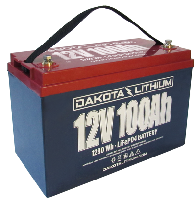 Dakota Lithium 12V 100 A-Hr 1280 Wh LifePO4 Battery