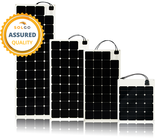 Sol-Go Semi-Flexible Solar Panels Product Lineup