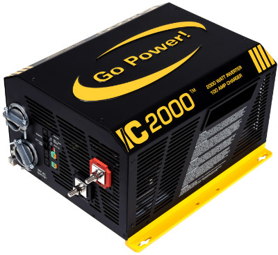 Go Power 2000W 12V Pure Sine Wave Inverter Charger - e Marine Systems