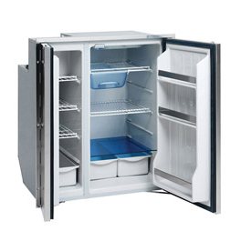 Isotherm CR200 INOX Stainless Steel Side-By-Side Refrigerator/ Freezer - 5.3/ 1.8 Cu.Ft. 