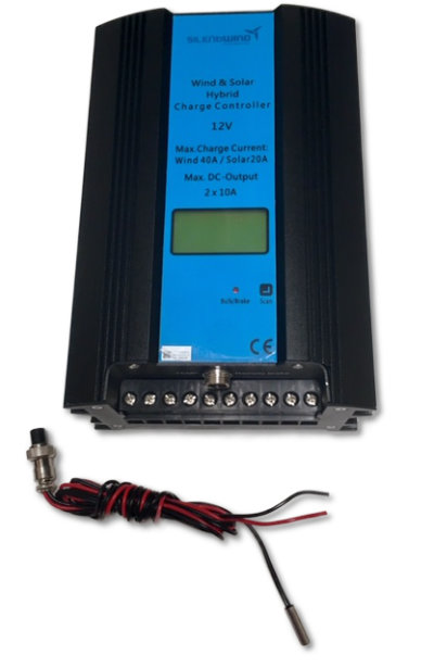 LCD Wind Solar Hybrid Charge Controller MPPT Boost Charge 12/24V Auto O0S4 
