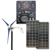 HYBRID AIR-X 400W / 280W Solar - 12V Hybrid Solar Wind, air-x, air x, solar wind kit, green solution