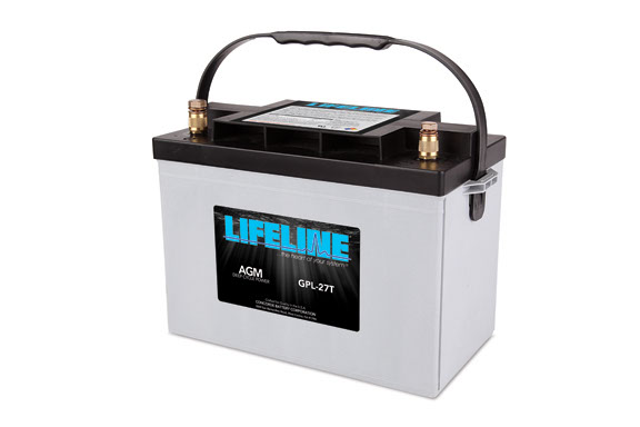 Lifeline GPL-27T AGM Deep Cycle Battery 12V 100A-Hr GPL-27T, Lifeline GPL 27T AGM Deep Cycle Battery, Lifeline GPL 27T, Lifeline Marine AGM 12V, GPL-27T, GPL 27T
