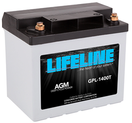 Lifeline GPL-1400T AGM RV/Marine Battery 