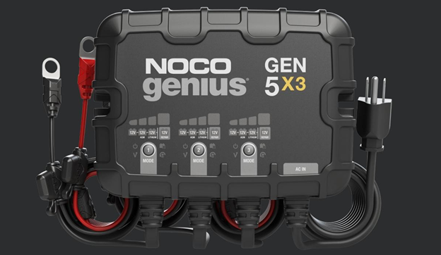 NOCO Company - NOCO GEN5X3 12V 3-Bank, 15-Amp On-Board Battery Charger  #BCN64615