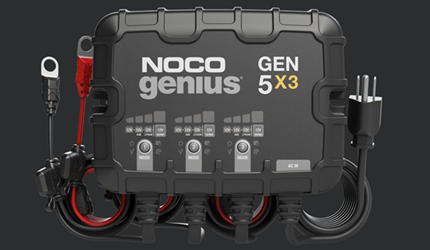 NOCO GEN5X3  12V 3-Bank, 15-Amp On-Board Battery Charger 