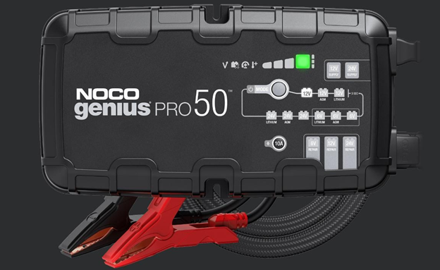 NOCO Company - NOCO GENIUSPRO50 6V/12V/24V 50-Amp Smart Battery Charger  #BCN64812