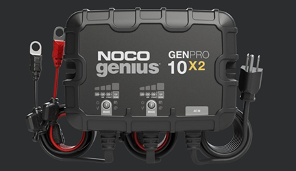 NOCO GENPRO10X2  12V 2-Bank, 20-Amp On-Board Battery Charger 