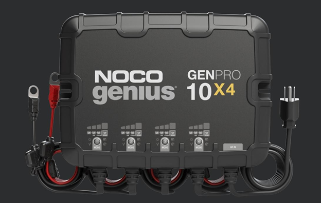 NOCO Company - NOCO GENPRO10X4 12V 4-Bank, 40-Amp On-Board Battery Charger  #BCN48440