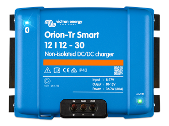 Orion-Tr Smart 12/12-30A (360W) Non-isolated DC-DC charger 