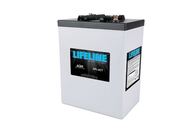Lifeline GPL-6CT AGM Deep Cycle Battery 6V 300A-Hr Lifeline GPL 6CT AGM Deep Cycle Marine Battery, Lifeline GPL 6CT, Lifeline AGM 6V