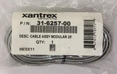 Xantrex 31 6257 00 Remote Panel Cable 25 inch Xantrex Remote Panel Cable 25 inch 31-6257-00, Xantra cable, remote panel cable